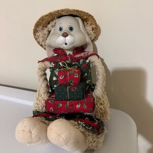 Vintage House of Lloyd Christmas Around the World Floyd Bunny Shelf Sitter